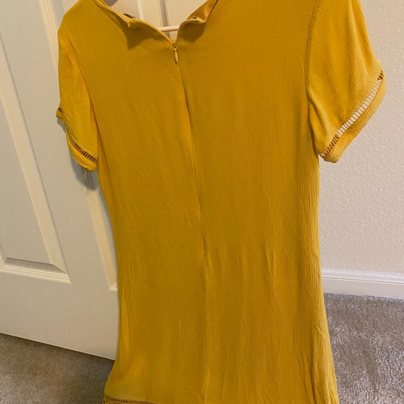 Lulus mustard yellow sheath dress - Picture 3 of 4